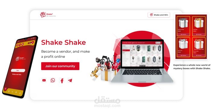 Shake Shake-Ecommerce multi vendor web application