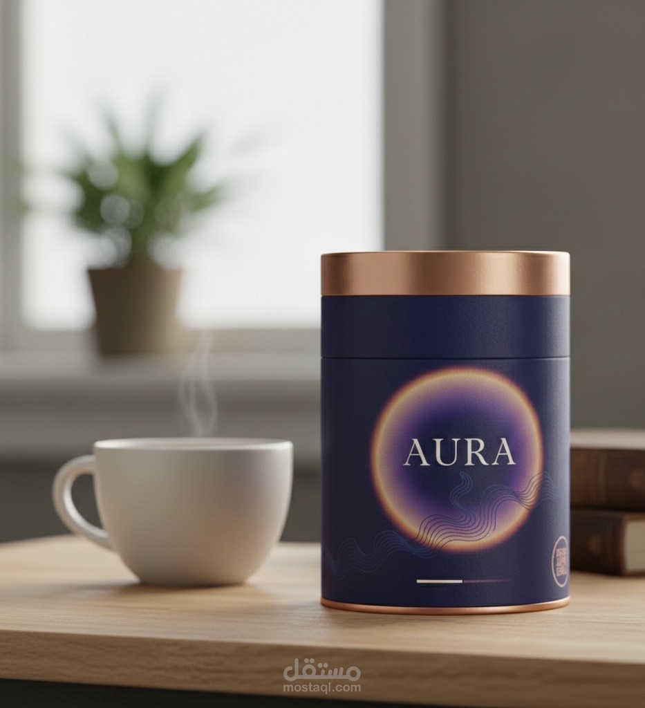 تصميم عبوات عصرية لعلامة تجارية