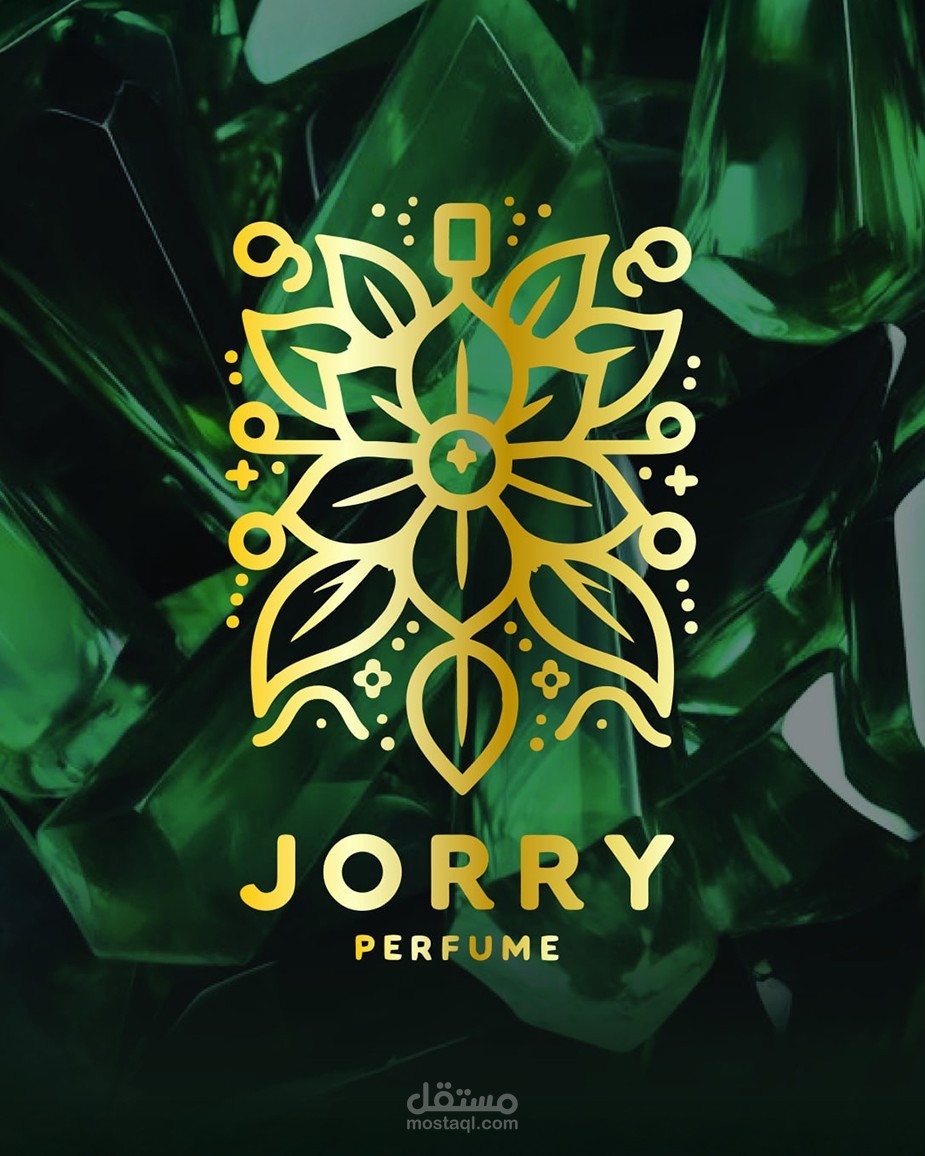 Visual identity design for a perfume store "JORRY"