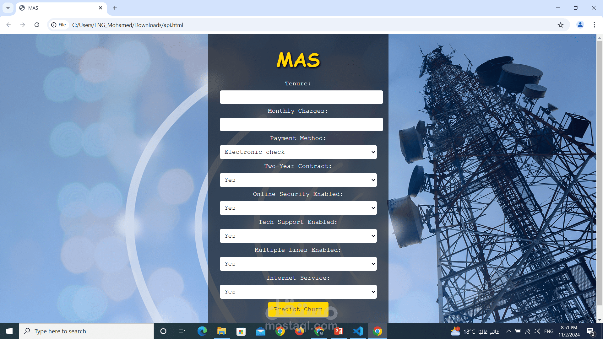 MAS for Churn Prediction