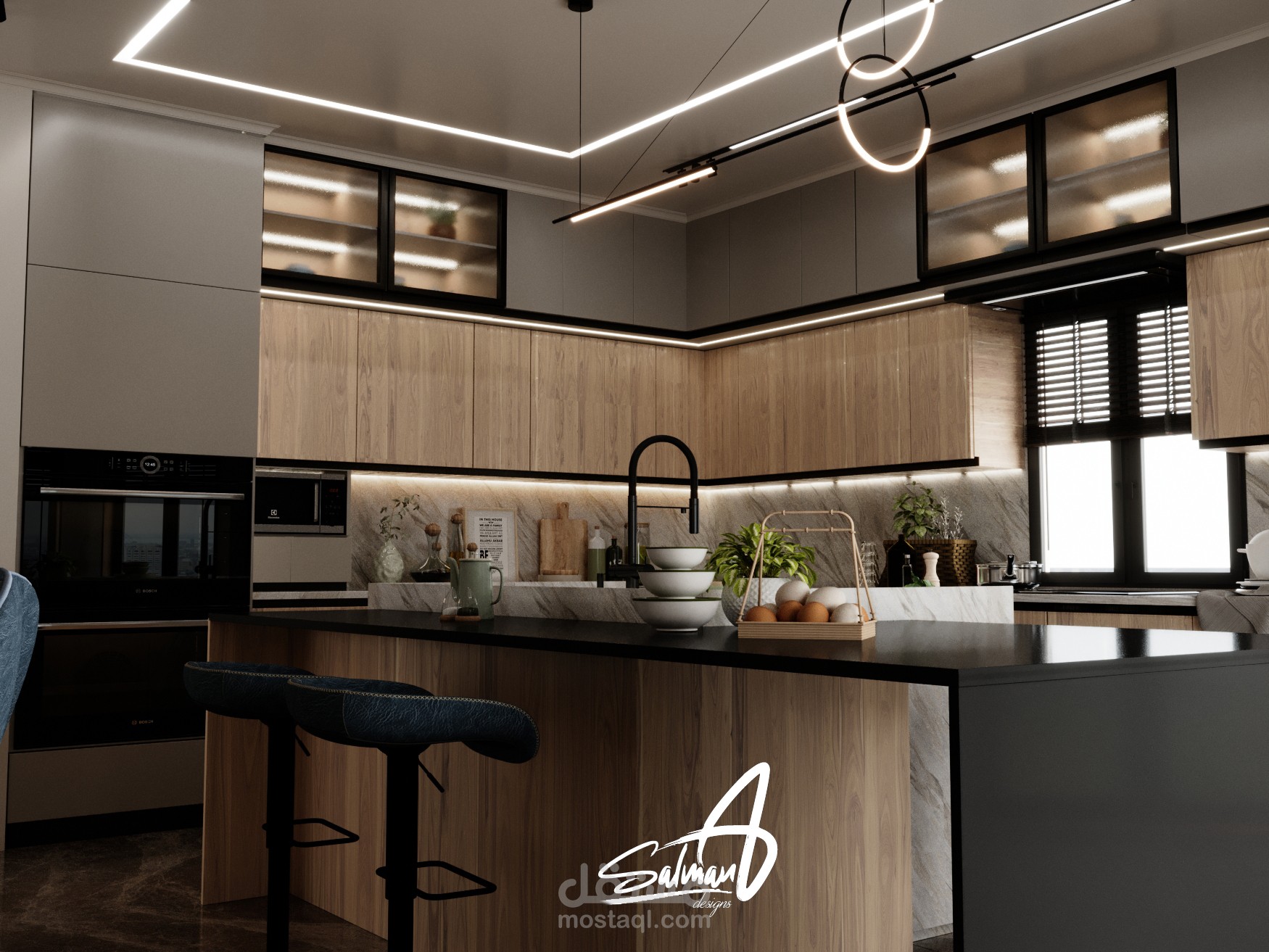 تصميم مطبخ مودرن