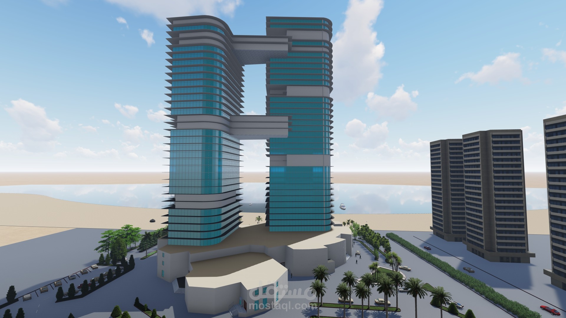 مبنى إداري تجاري سكني