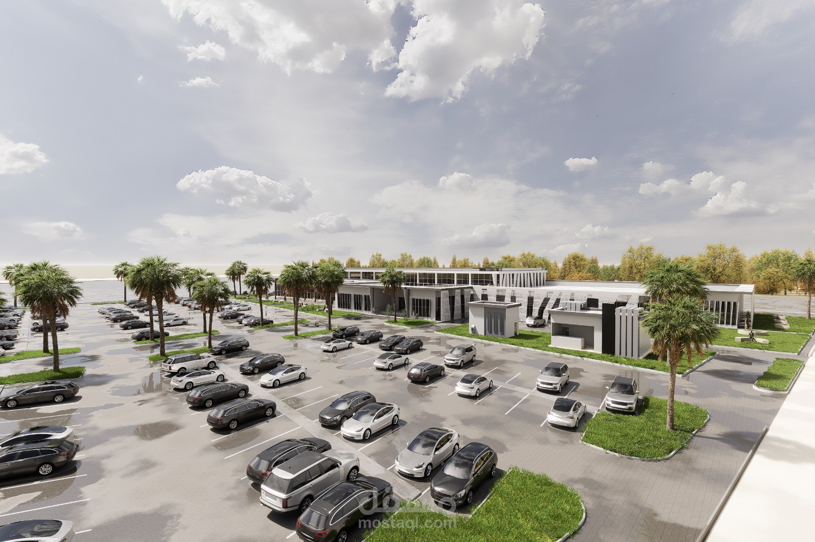 تصميم مشروع مول تجاري