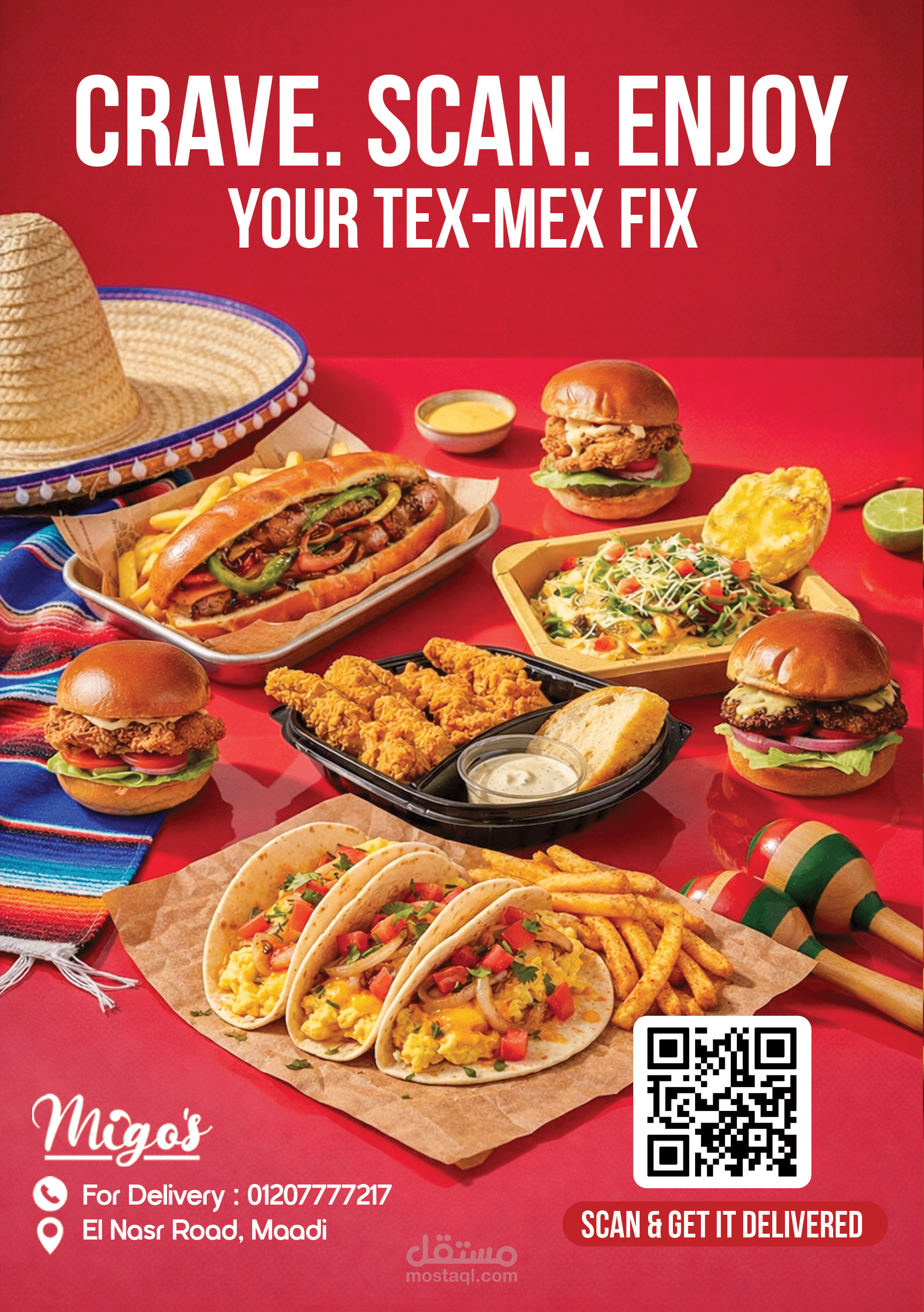 Mexican Food Advertising Design