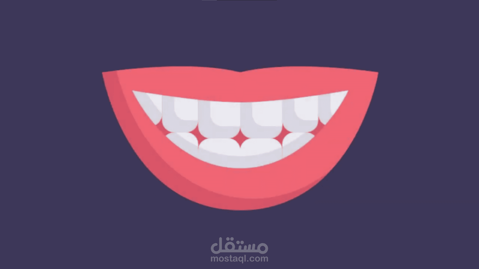 تصميم فديو دعائى لعياده اسنان باستخدام تقنية الوايت بورد