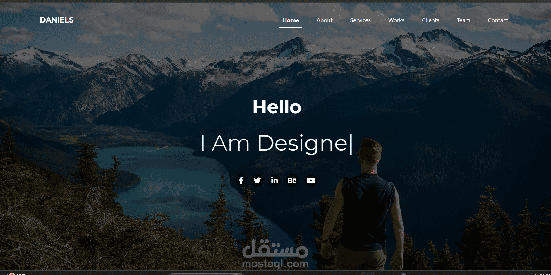 Modern Portfolio Website with Interactive UI
