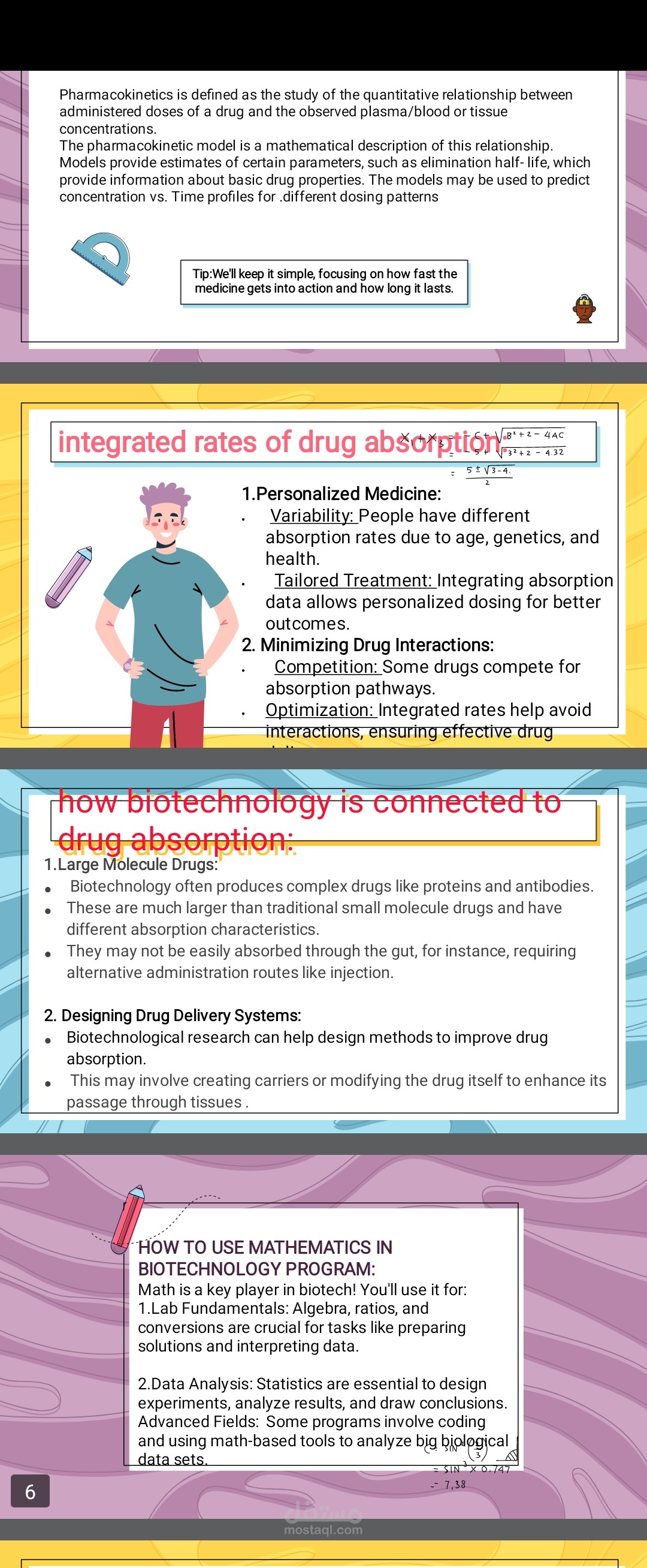 Determine rates of drug absorption in the body.