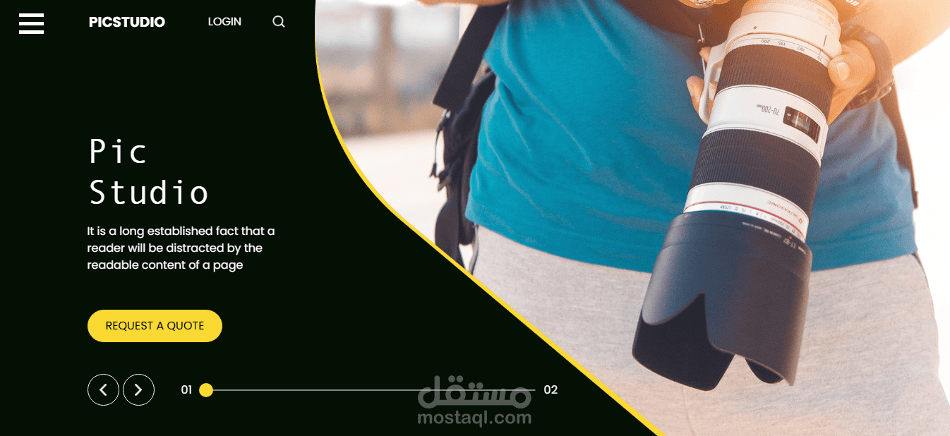 موقع لمتخصص التصوير