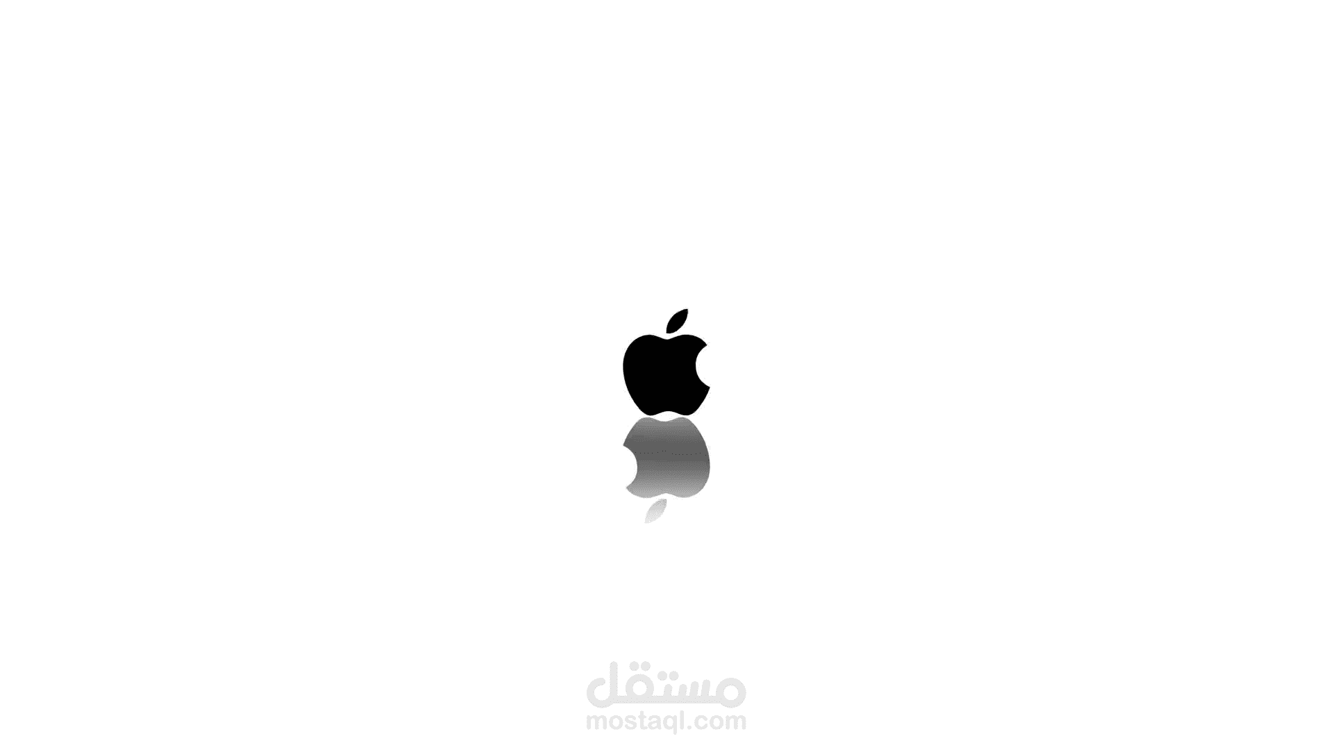 أعادة تحريك ايقونة شعار ابل بشكل جذاب