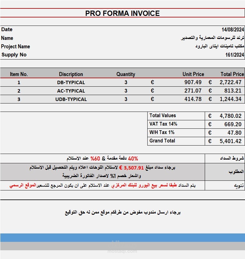 مطالبات مالية للعملاء