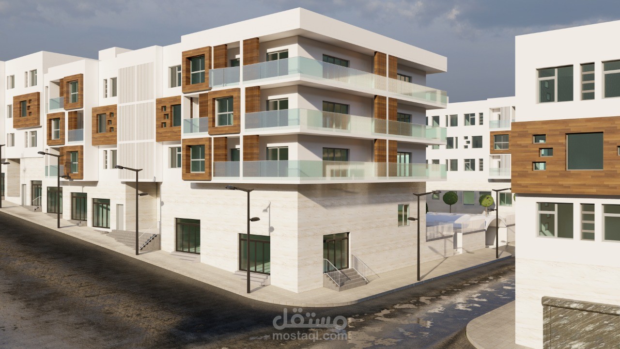 تصميم مشروع مجمع سكني