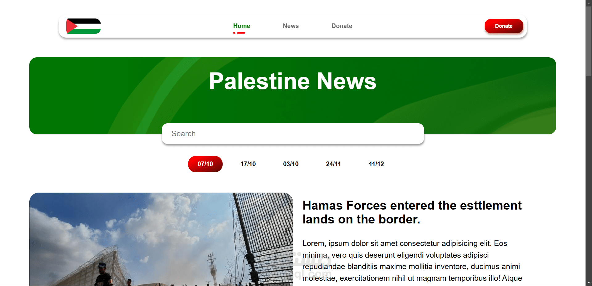 Palestine News