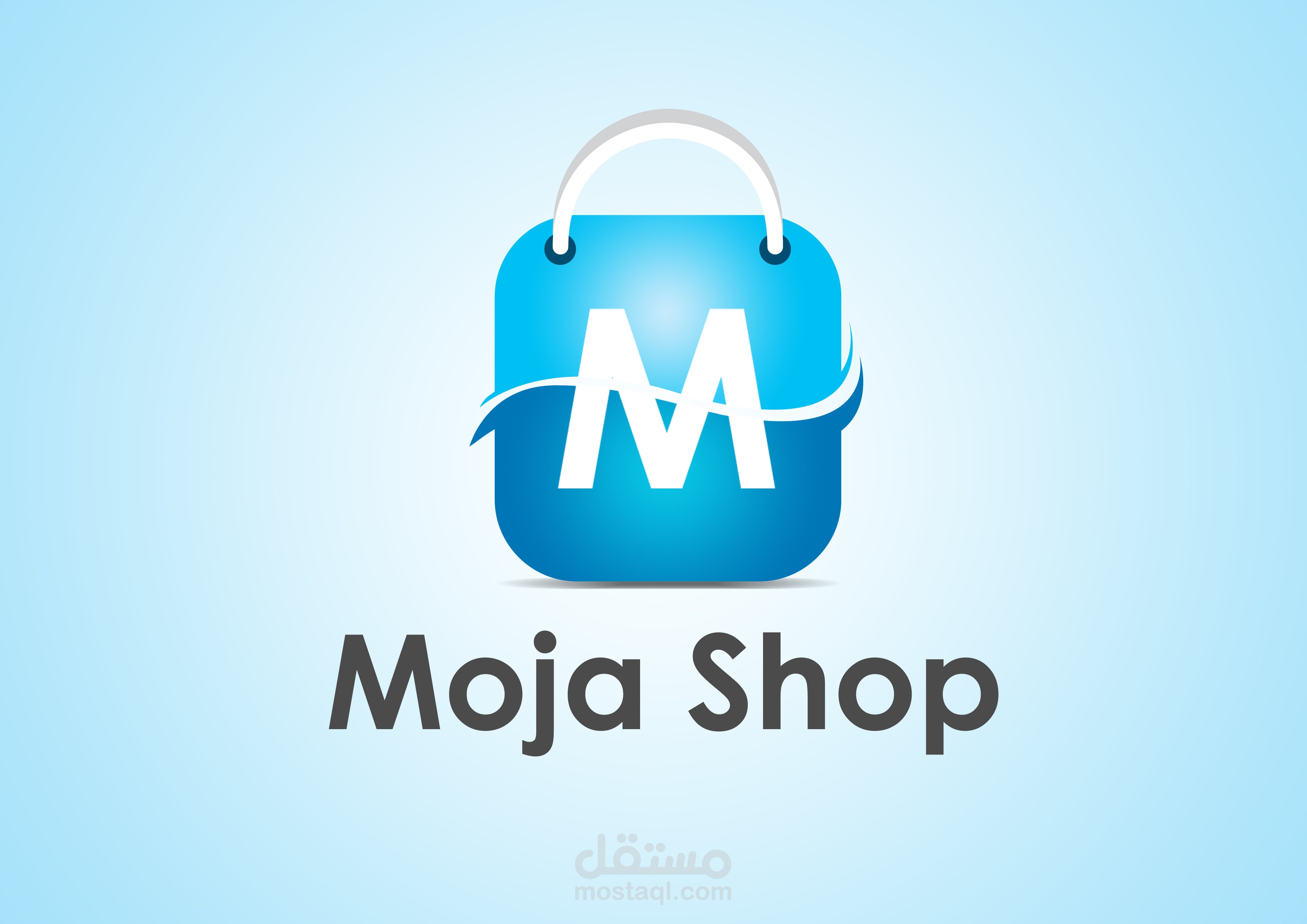 لوجو لشركة moga online shop