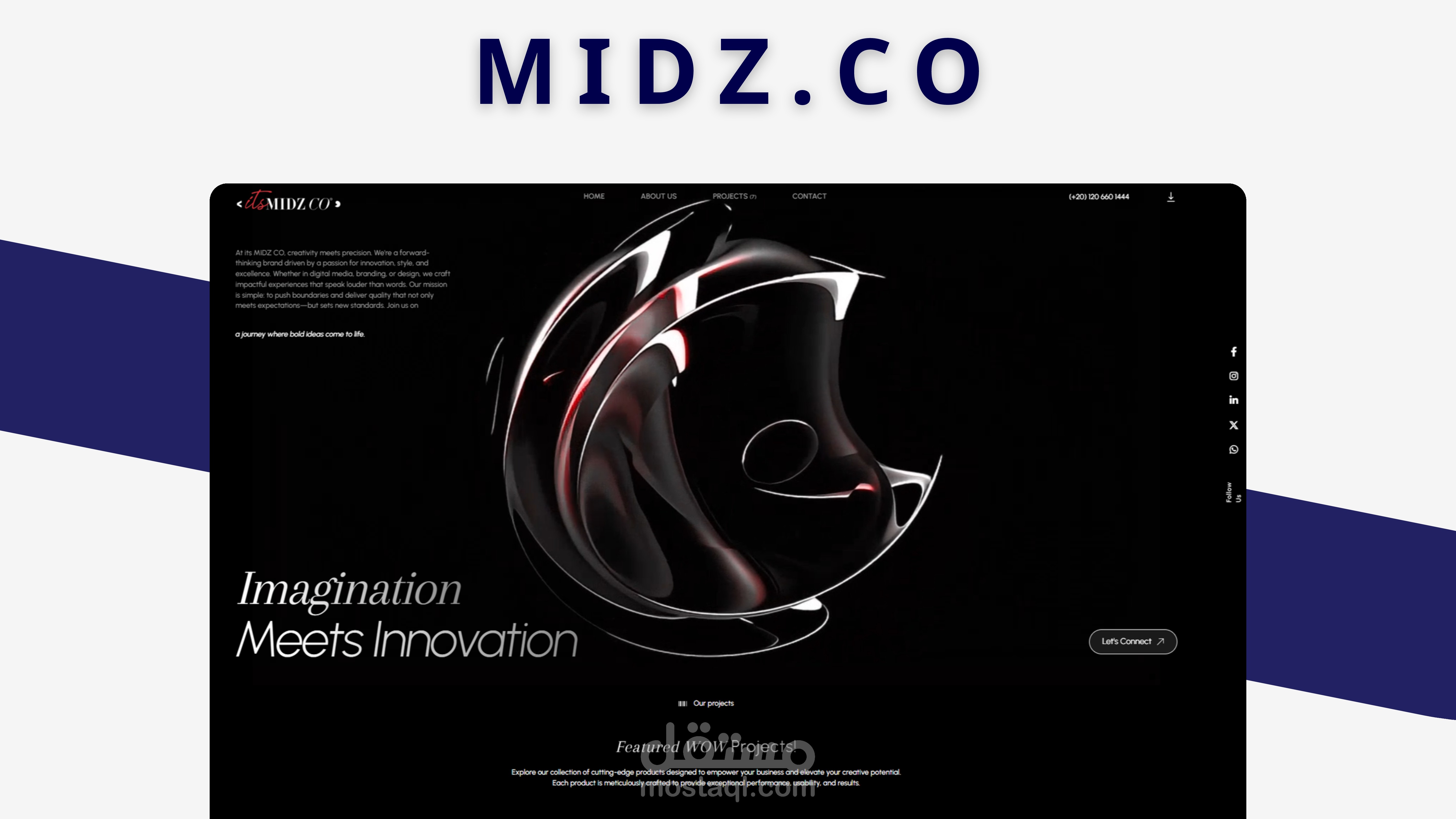 MIDZ.co| موقع وكالة تصميم وبراندنج احترافي