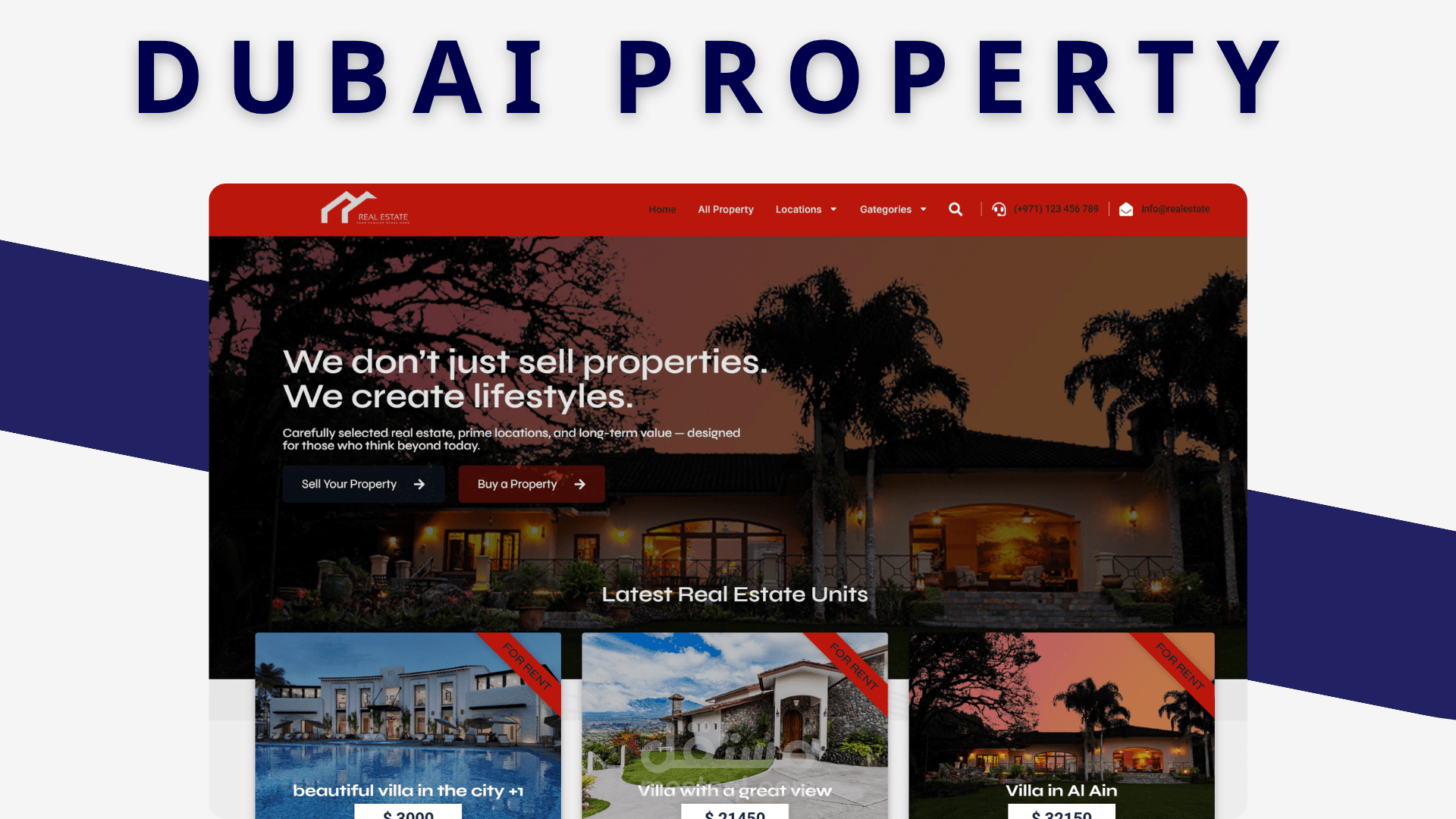 Dubai Property | موقع عرض العقارات