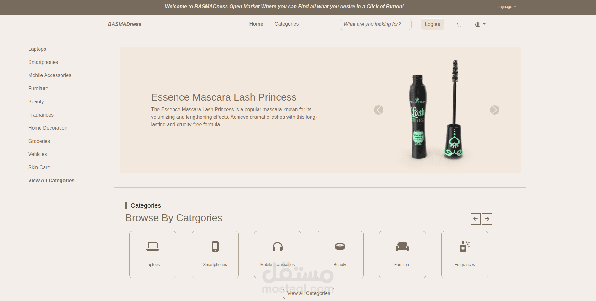 BASMADness E-Commerce