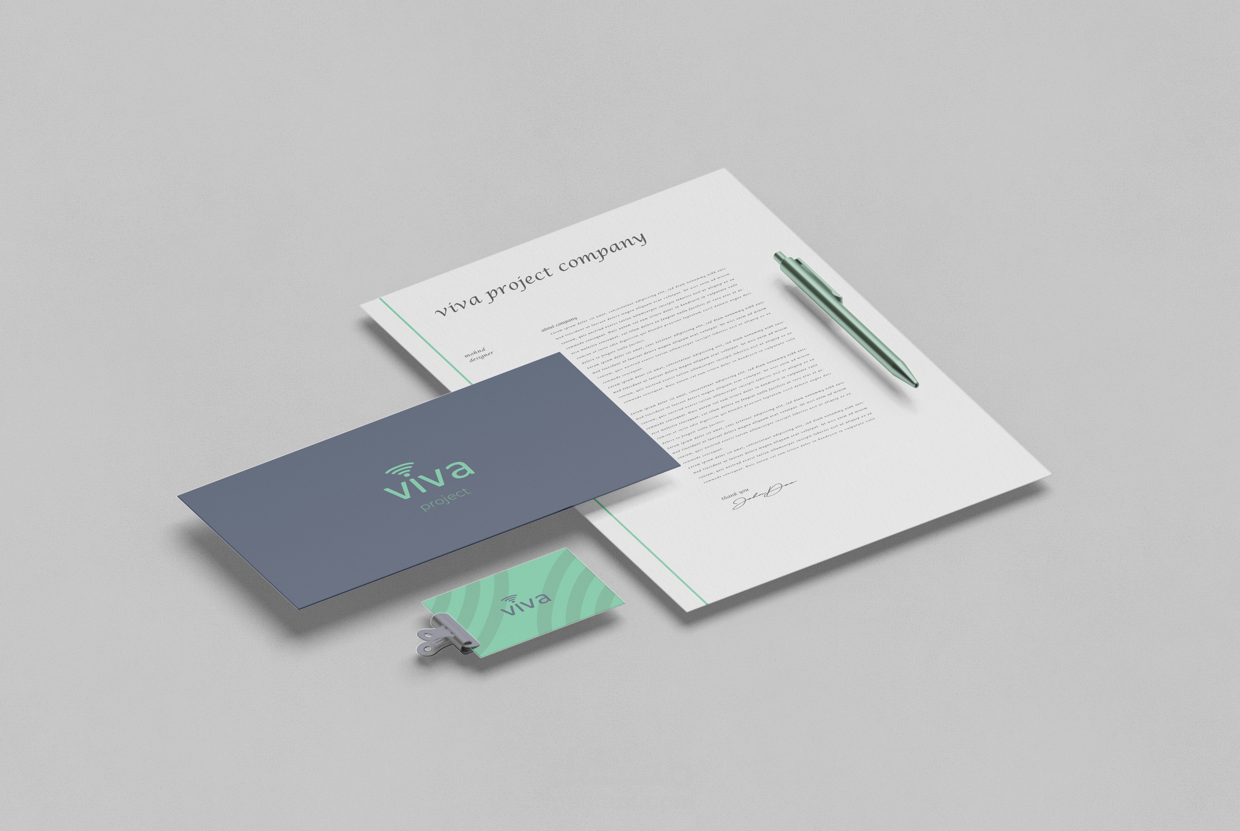 تصميم هوية بصرية احترافية لشركة اتصالات viva