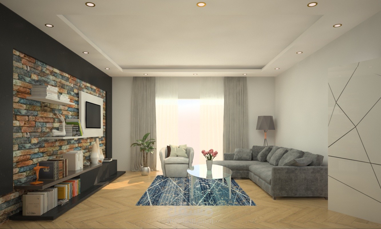 تصميم قاعة جلوس
