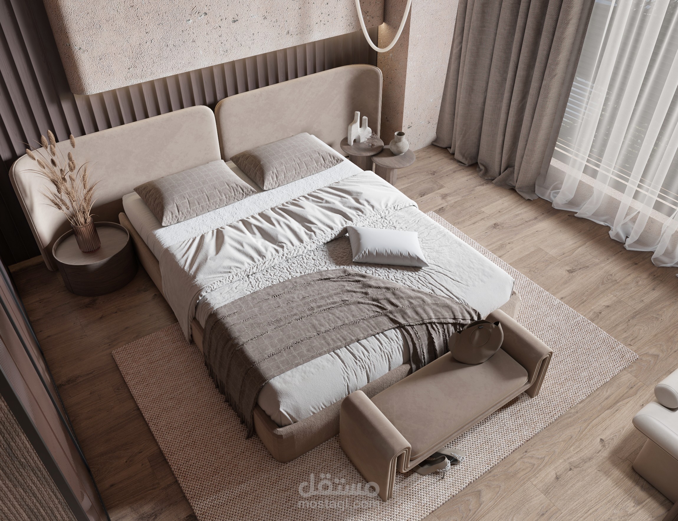 تصميم غرفة نوم بناتي