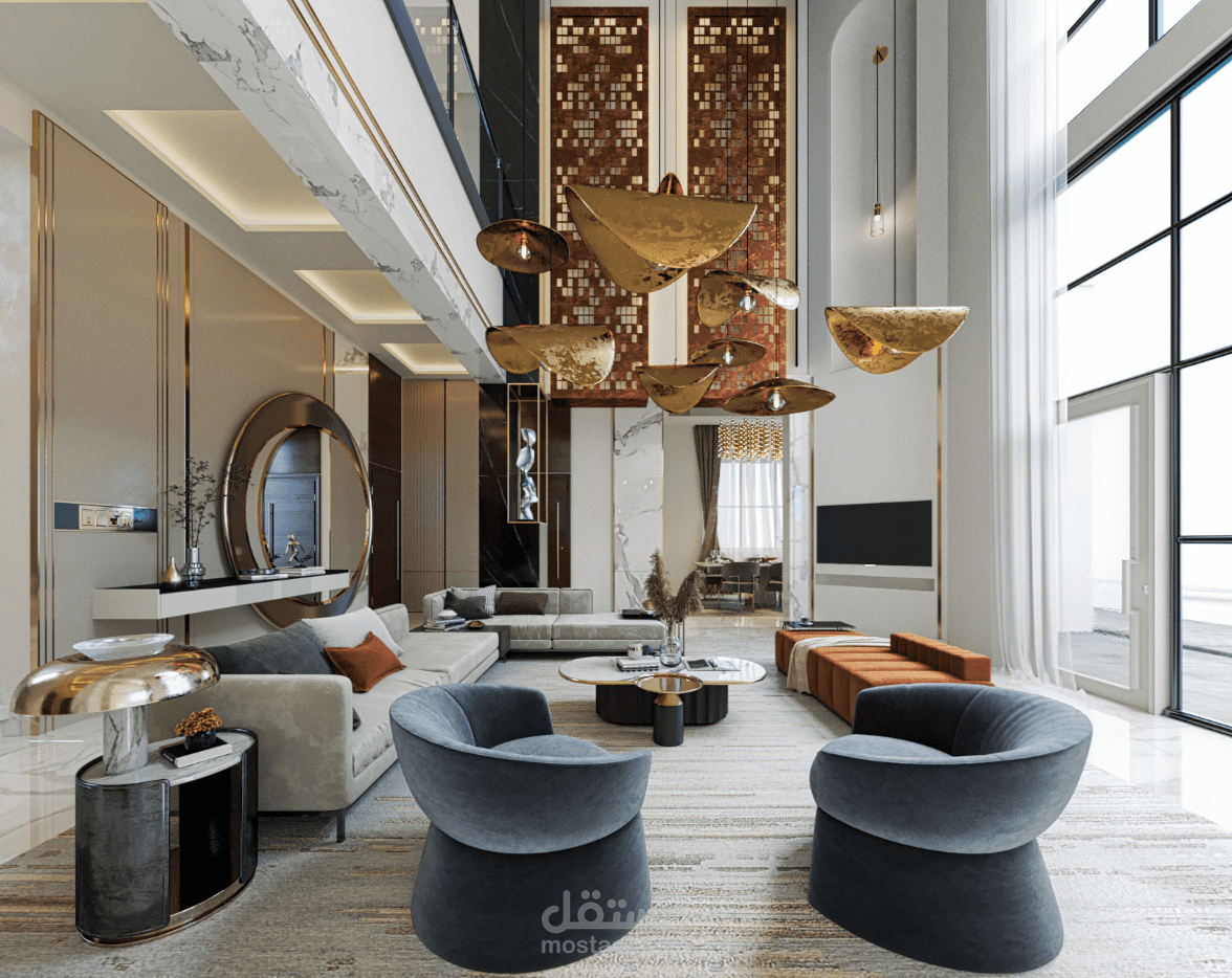 تصميم غرفه معيشه بمطنقة الخوانيج