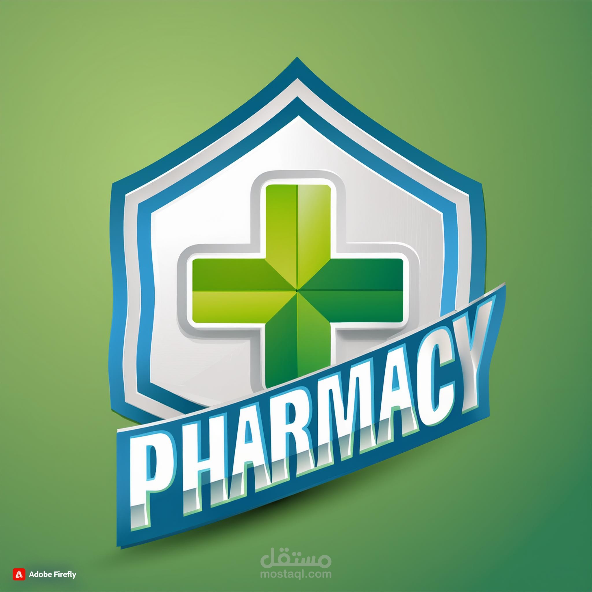 لوجو صيدلية طبيه "PHARMACY"