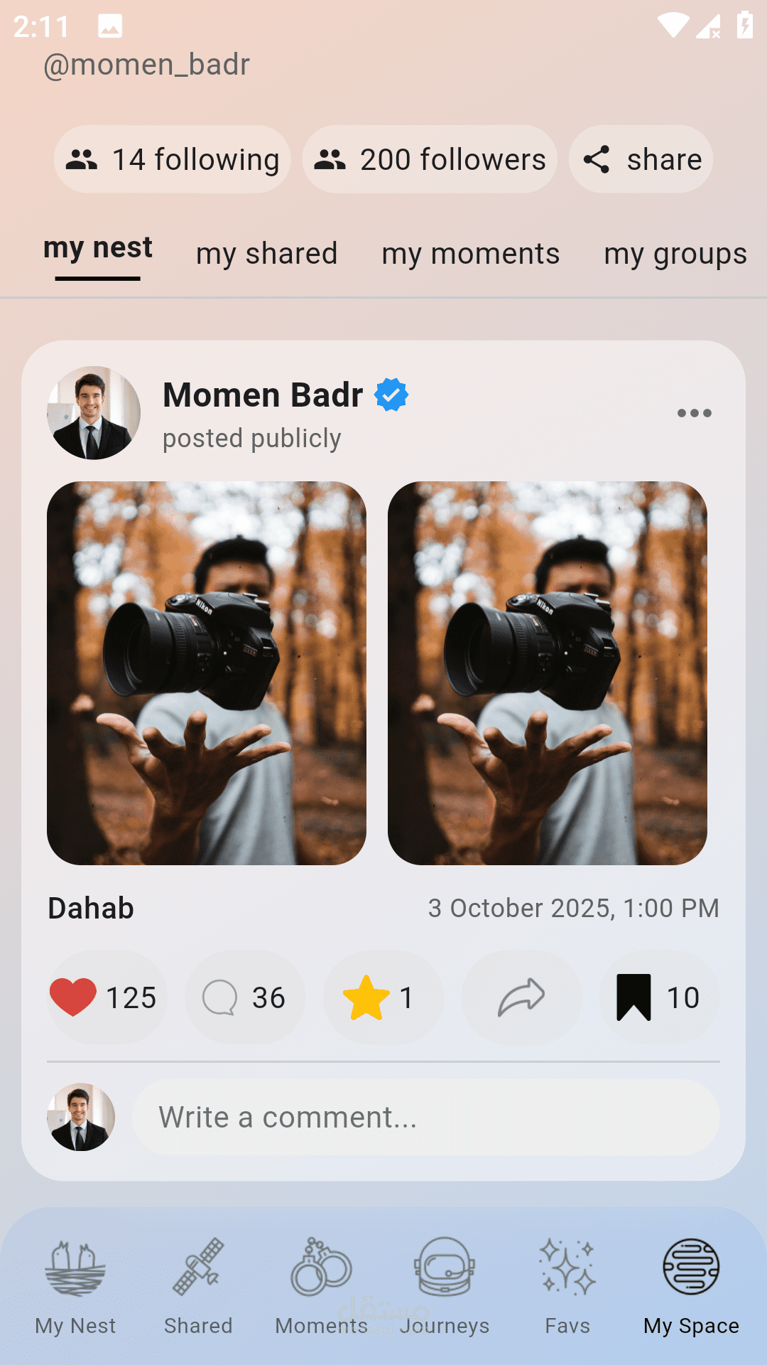 picnest app