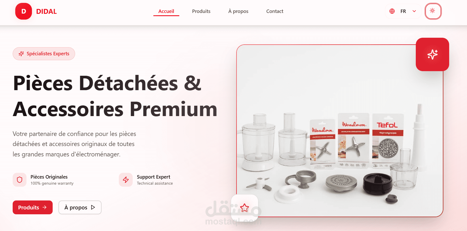 تصميم وتطوير موقع تعريفي احترافي لشركة Didal