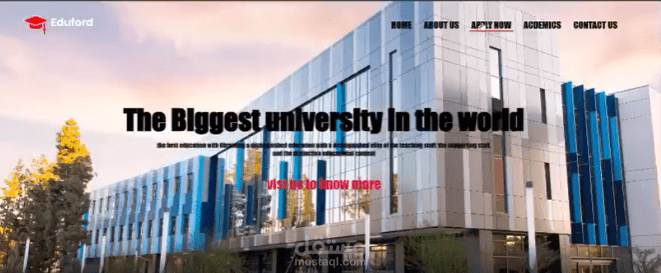 UNIVERSITY WEBSITE DEVELOPMENT