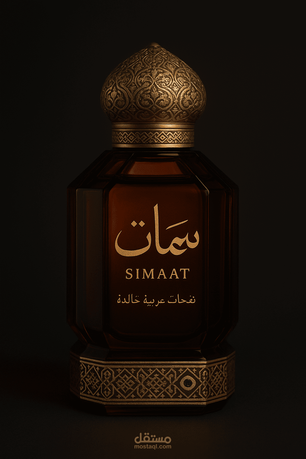 اعلان لمنتج عطر بالذكاء الاصطناعي