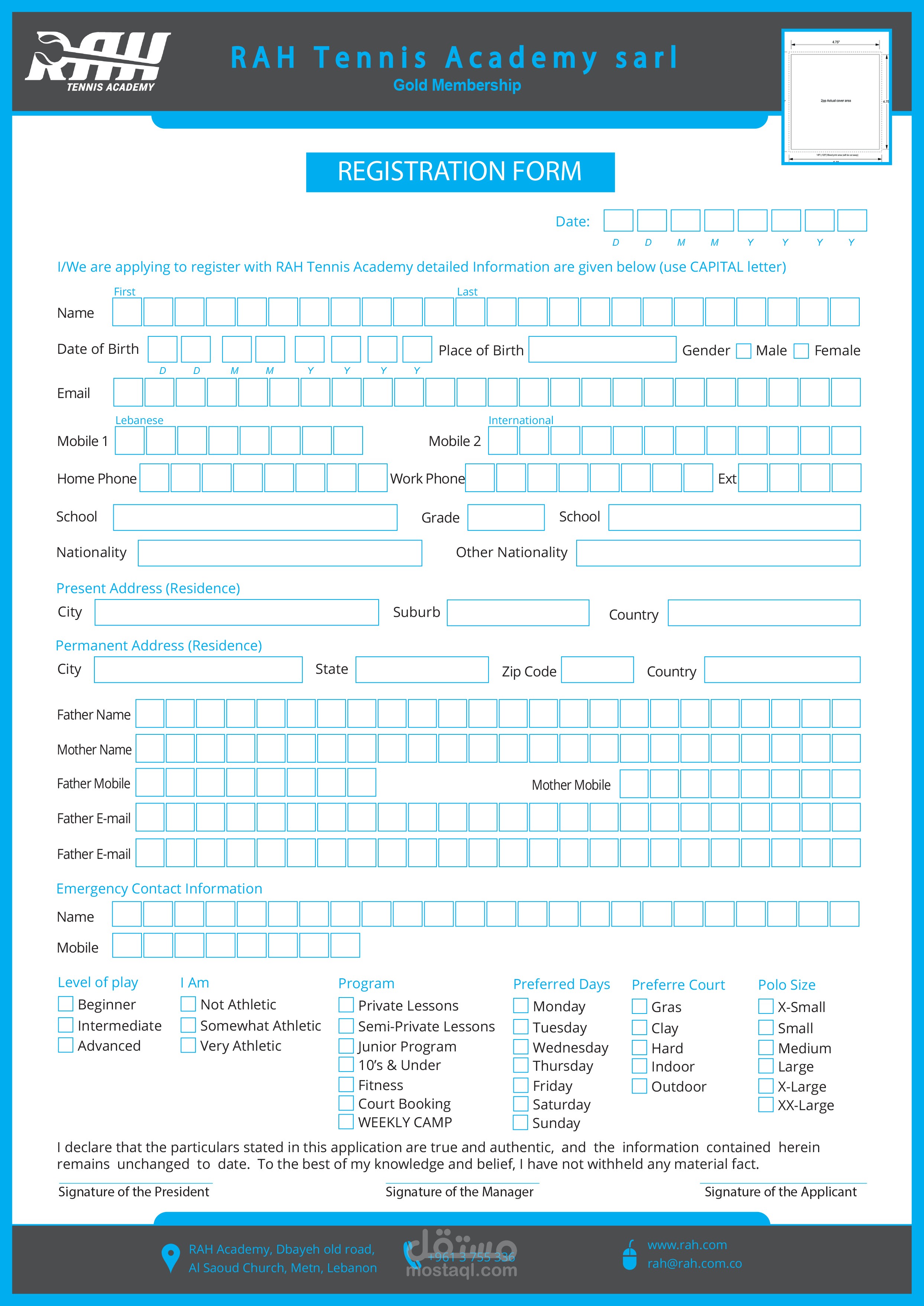 Smart Registeration Application