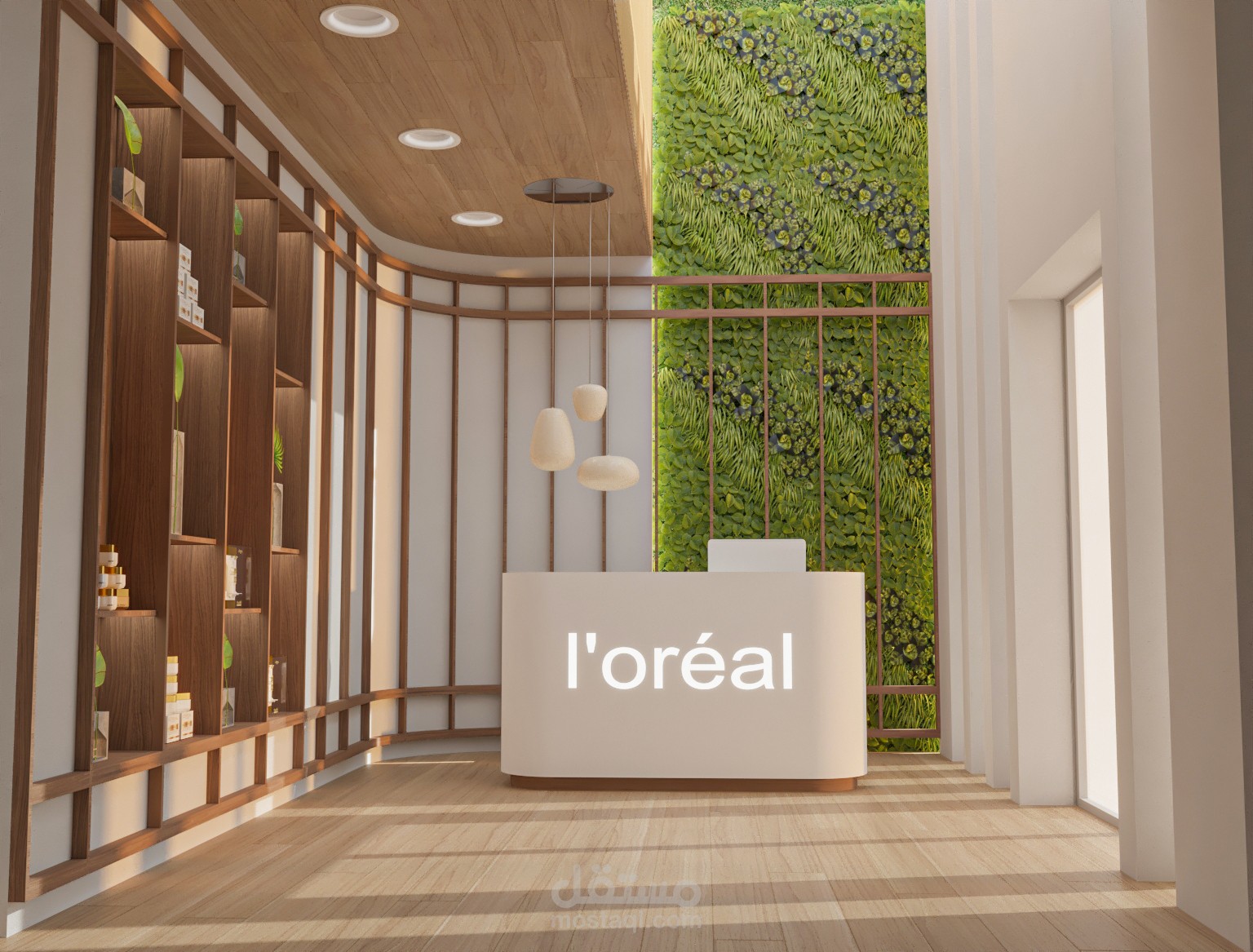 تصميم  طابق أرضي لشركة