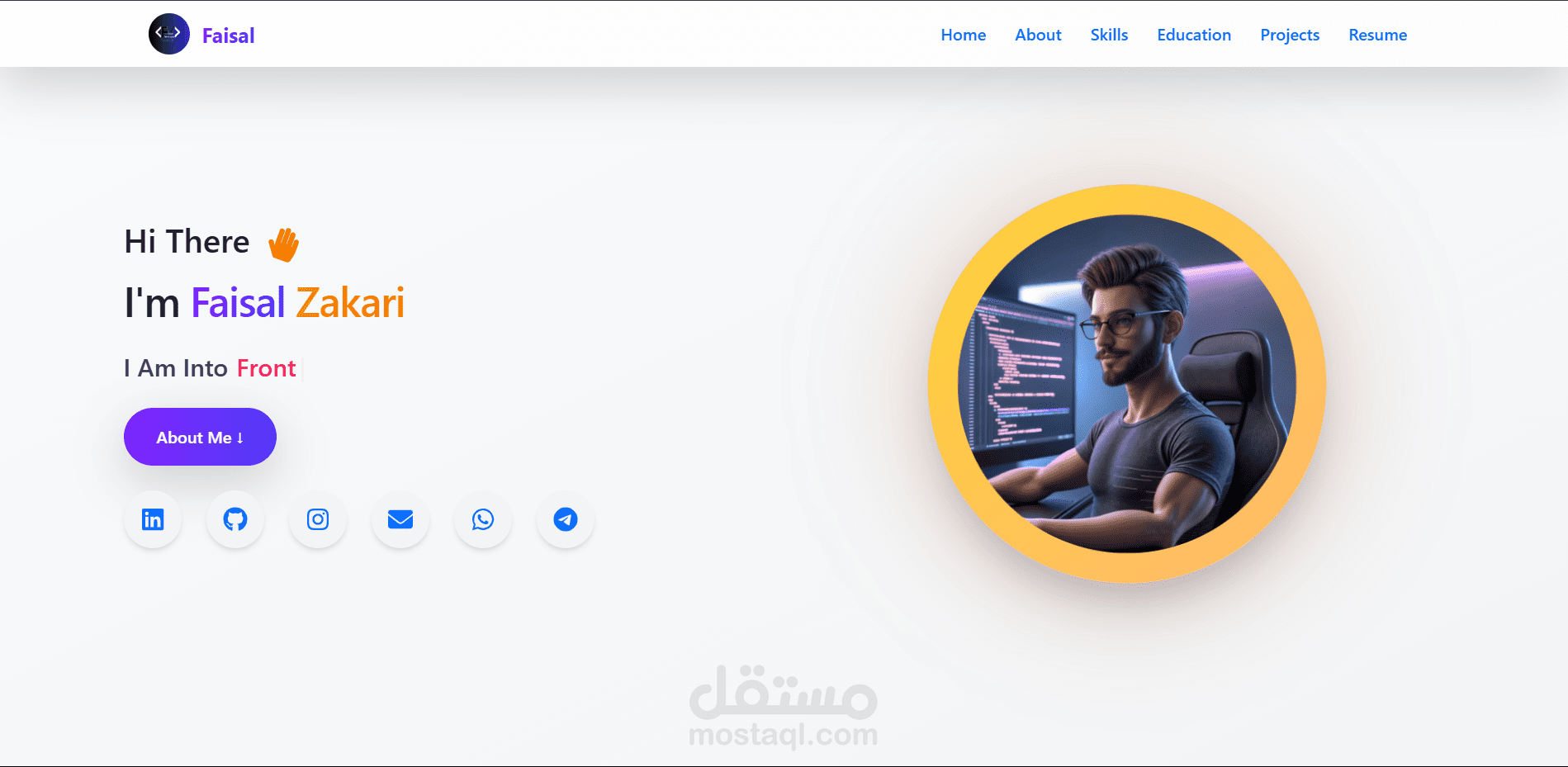 سأصمم لك محفظة رقمية احترافية لعرض أعمالك بأسلوب إبداعي