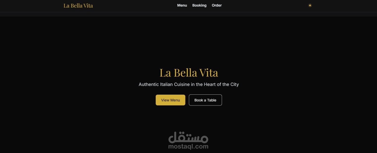 full managment restaurant with booking system