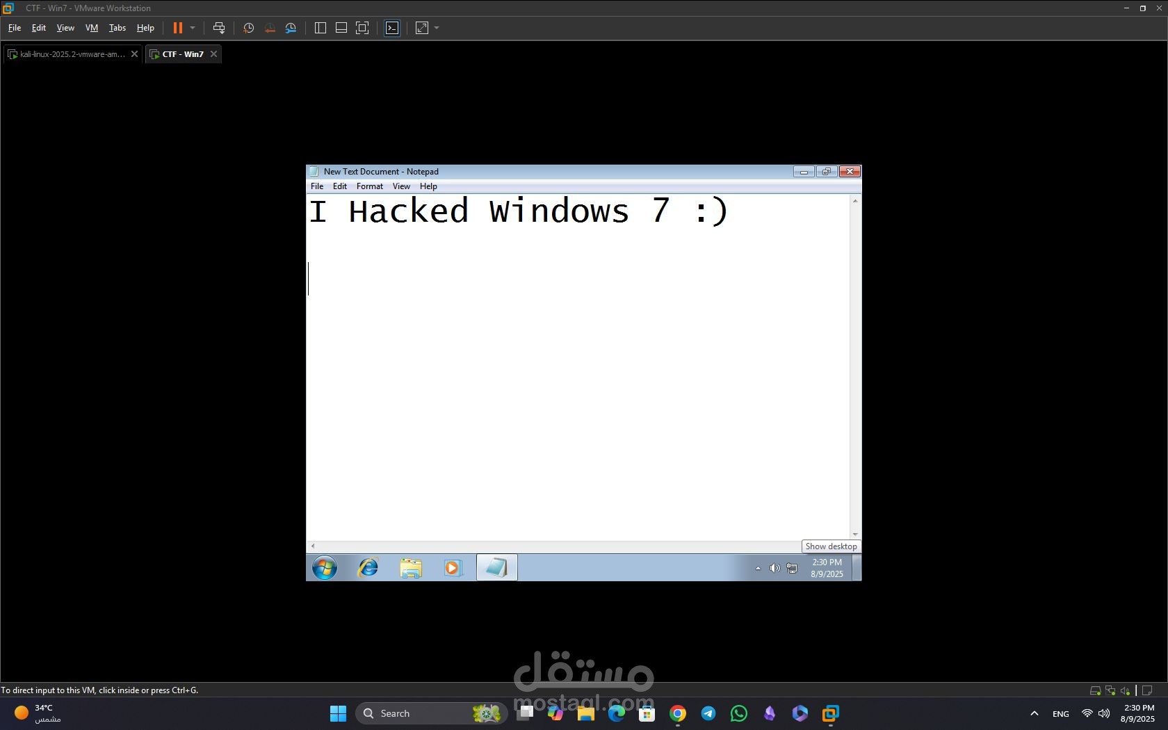 استغلال نظام Windows (Windows Exploitation)