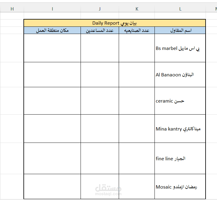 Daily Report