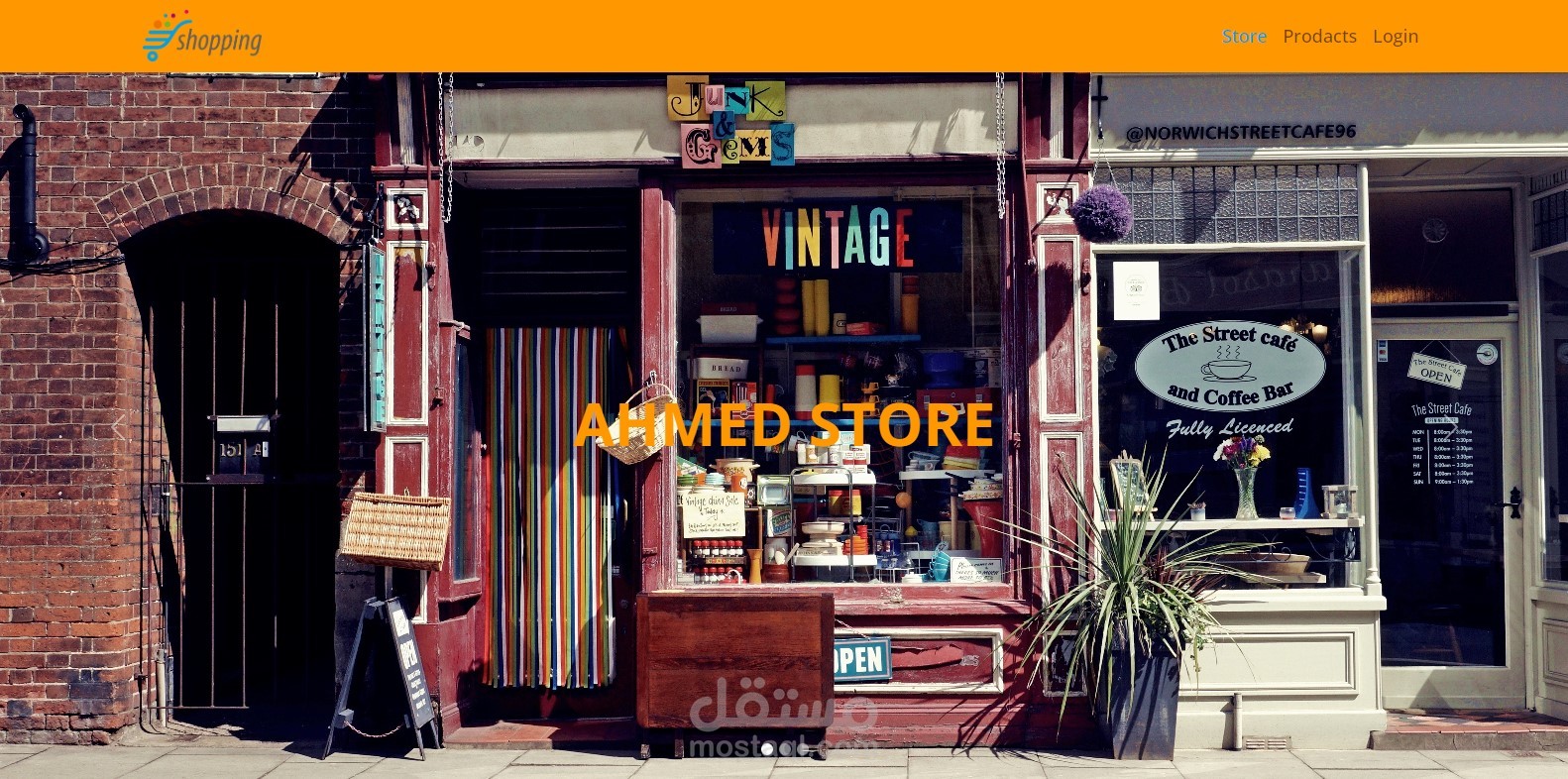 react online store