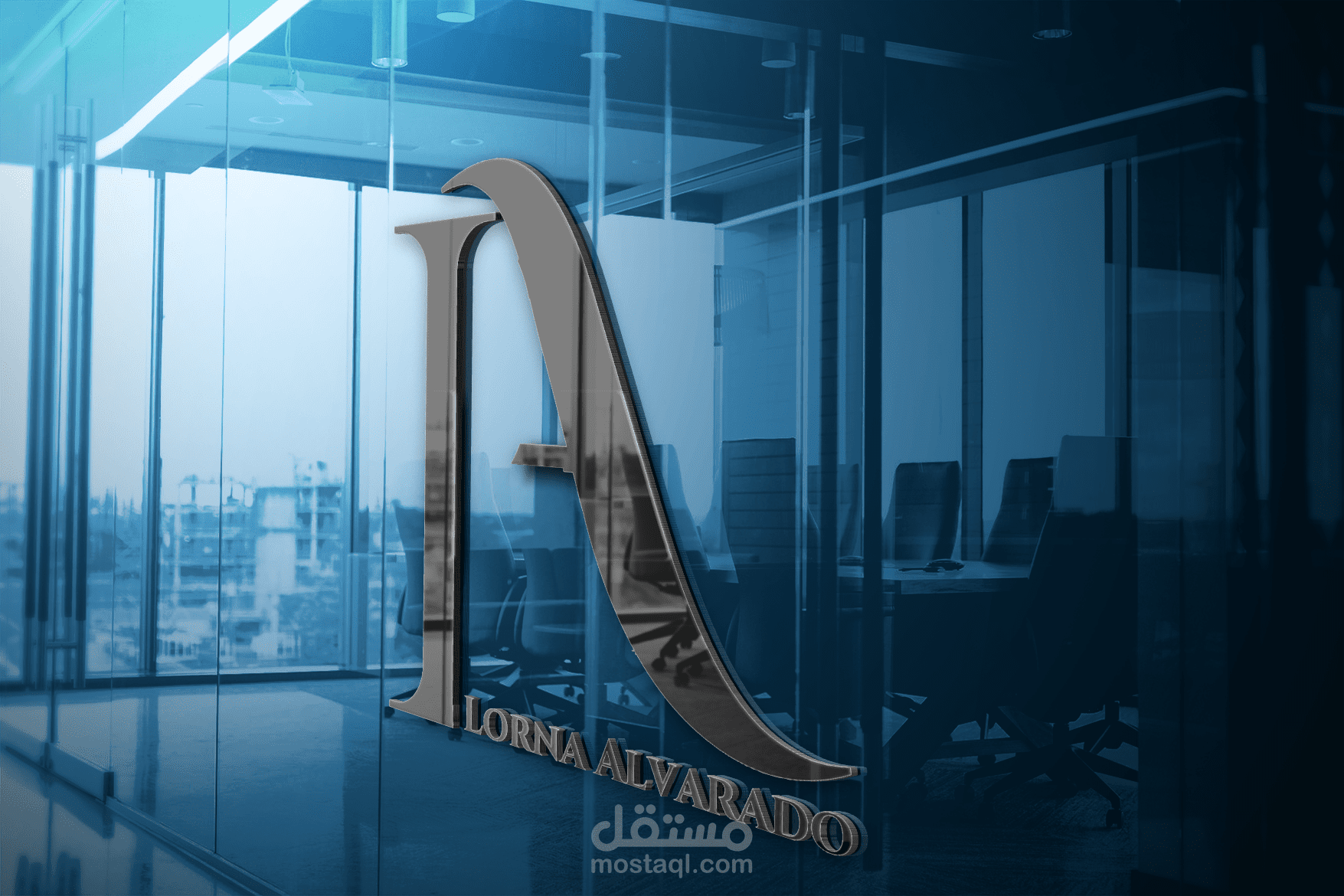 تصميم شعار لشركه lorna alvarado