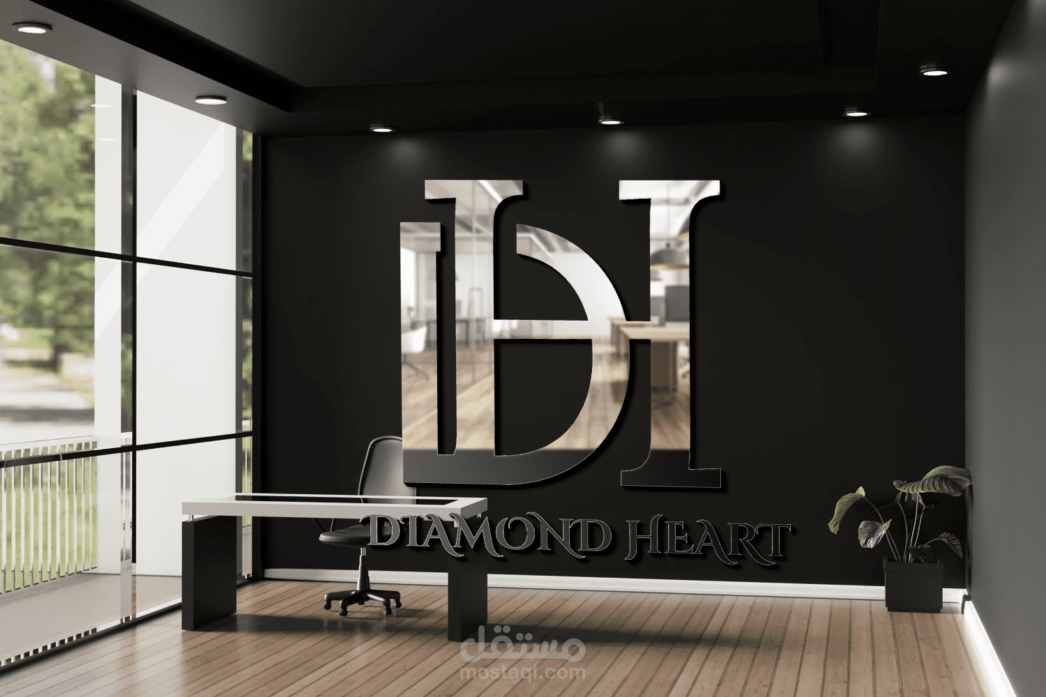 تصميم شعار لDiamond heart