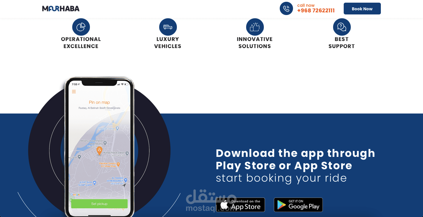 Marhaba Luxury Taxi Platform in Oman