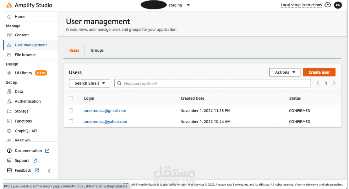Trucking AWS DATA BASE
