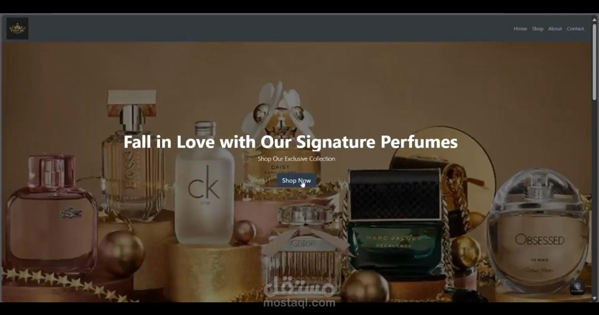 landing  pace for perfumes