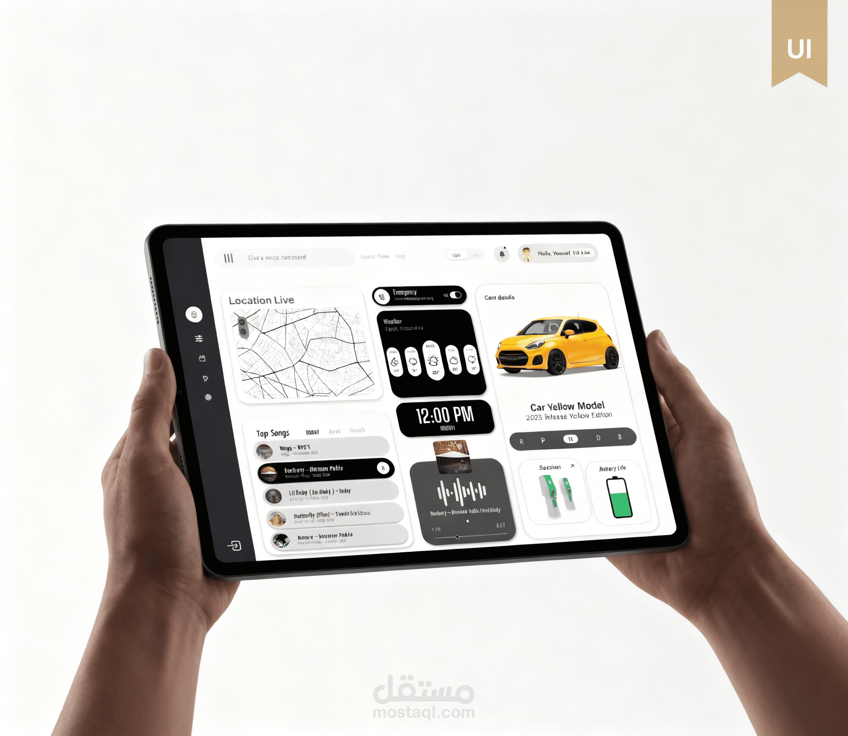 Dashboard For Cars - UX/UI Design