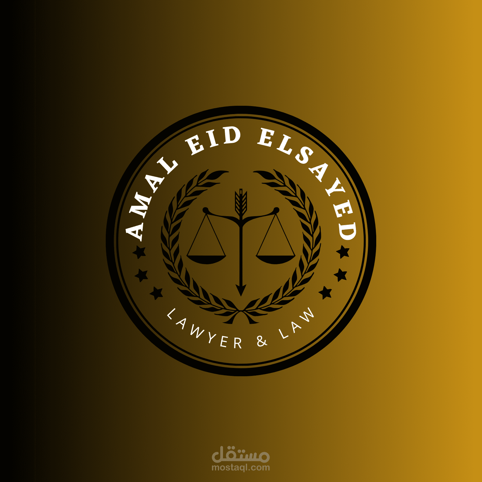 Logo Design for Legal Professionals تصميم لوجو احترافي لمحامي قانوني