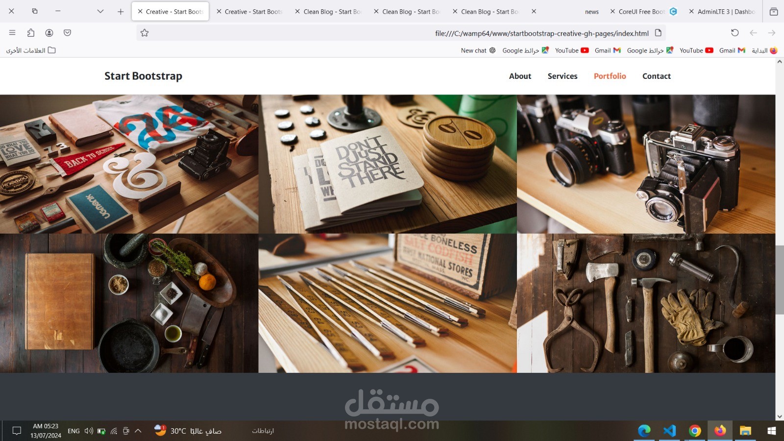 Bootstrap creative