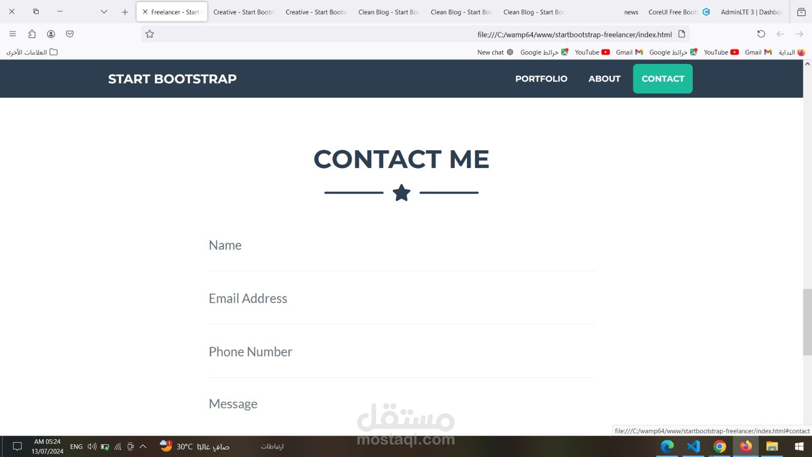 Freelancer website