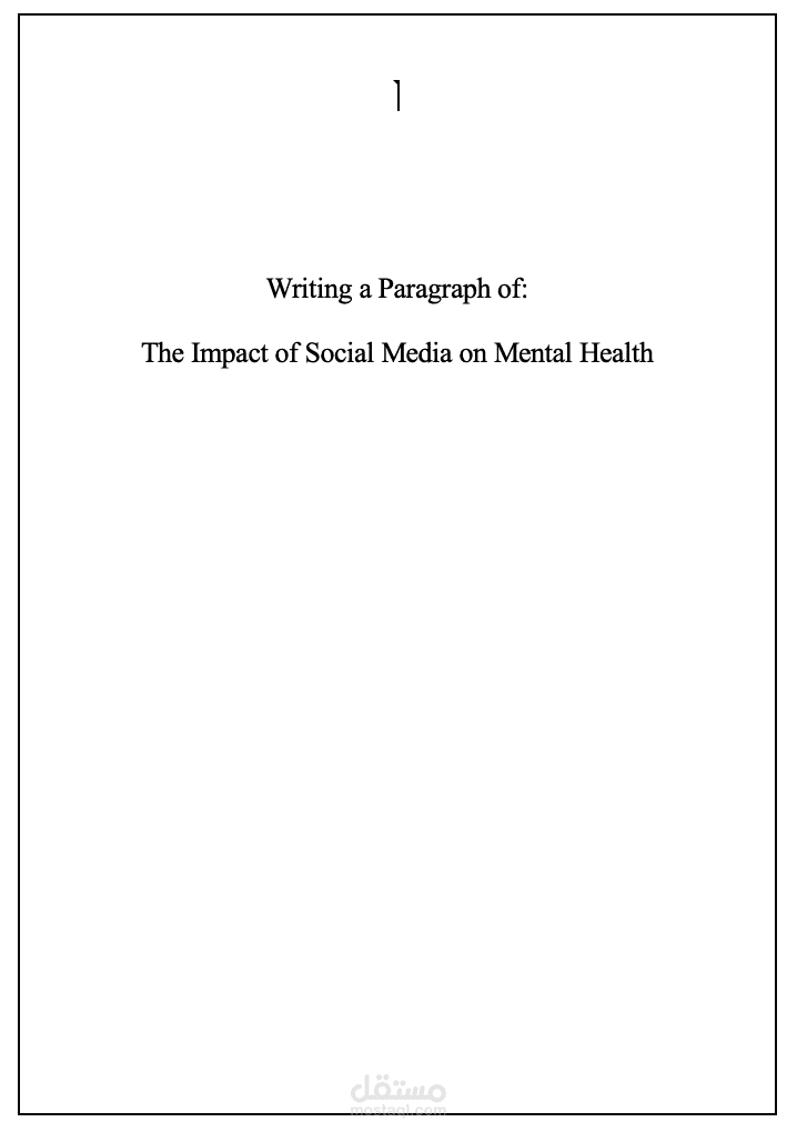 The Impact of Social Media on Mental Health