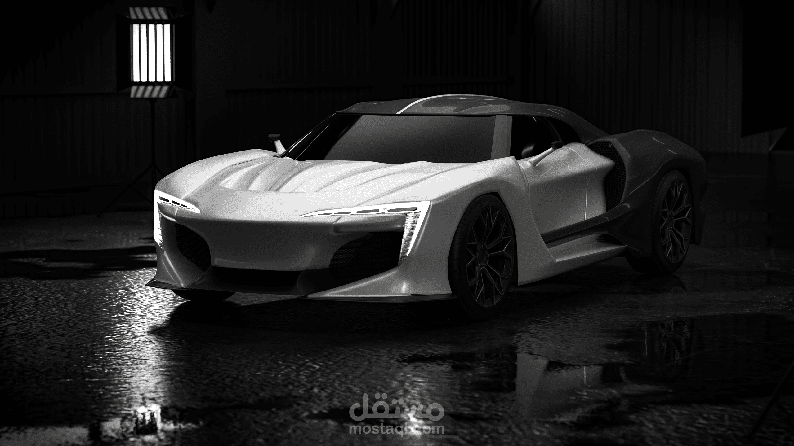 تصميم سياره ثلاثي الابعاد