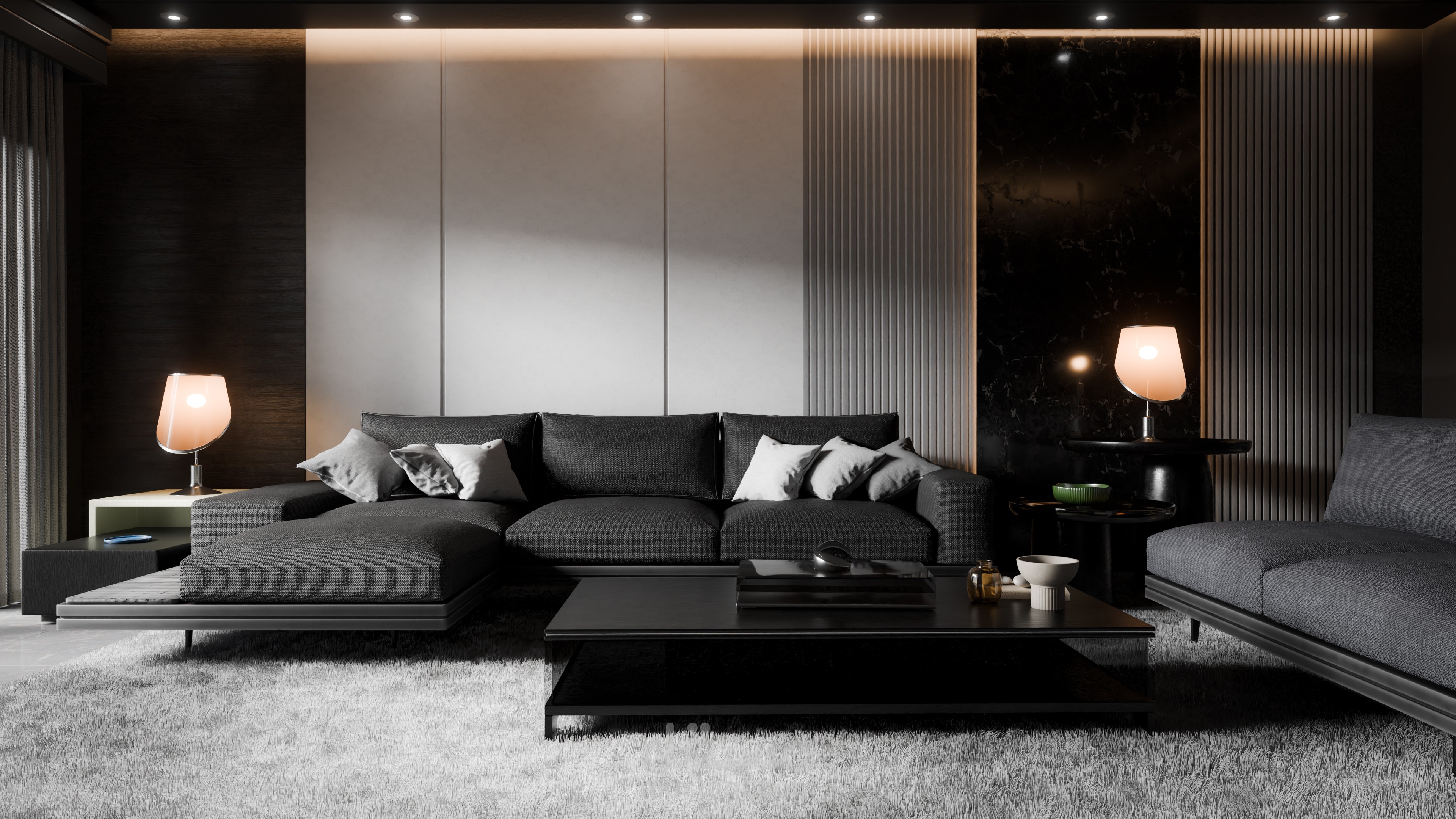 تصميم داخلي ثلاثي الابعاد