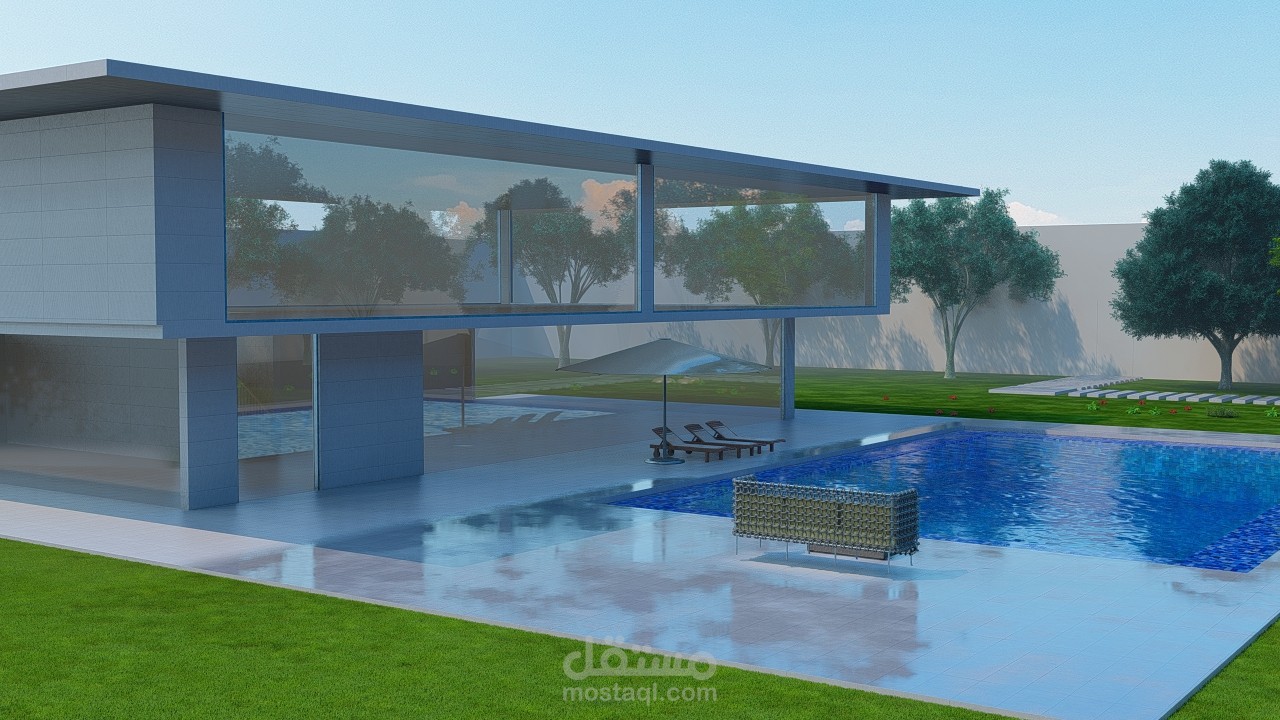 تصميم خارجى لفيلا
