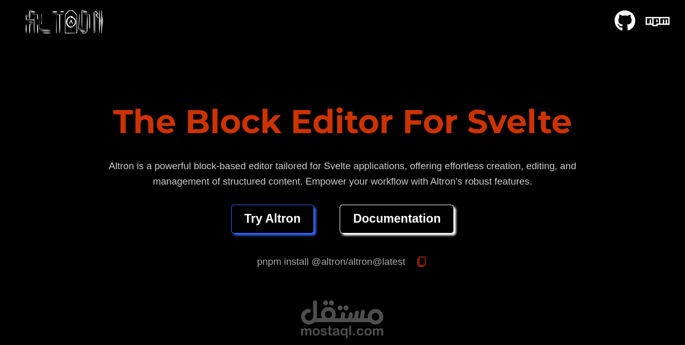 Altron: Modular Rich Text Editor